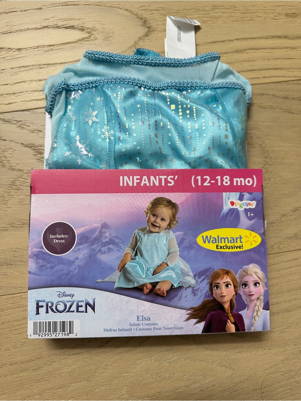 Baby Classic Disney's Frozen Elsa Infant Costume Dress - Light Blue